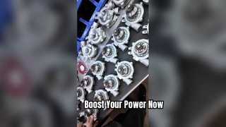 고품질 터보차저가 완성되었습니다!