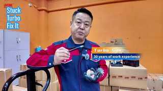 오랫동안 사용하지 않은 터보차저가 회전을 멈추면 어떻게 해야 하나요?