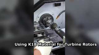 FIRE TURBO가 터빈 로터에 K18 소재 사용을 고집하는 이유는 무엇입니까?